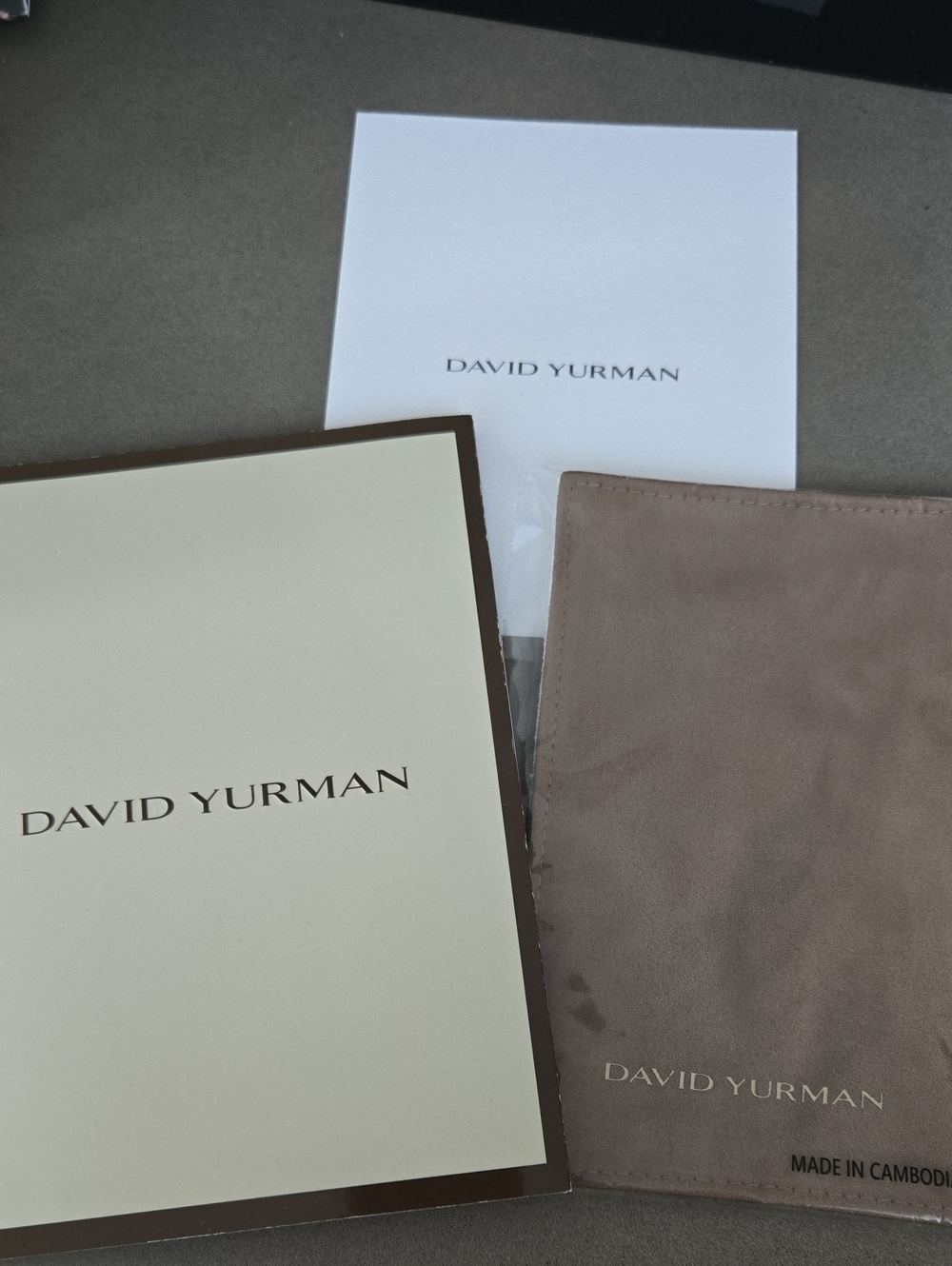 New Never Used David Yurman Jewelry Cleaning Cloth ..sealed